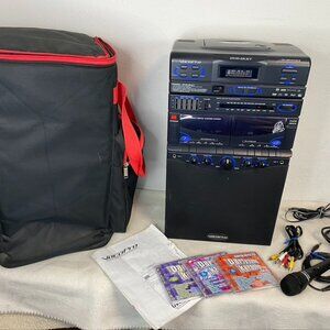VocoPro DVD Duet Karaoke Pro Multi-Format Vocal System Two MICS, Bag and Manual